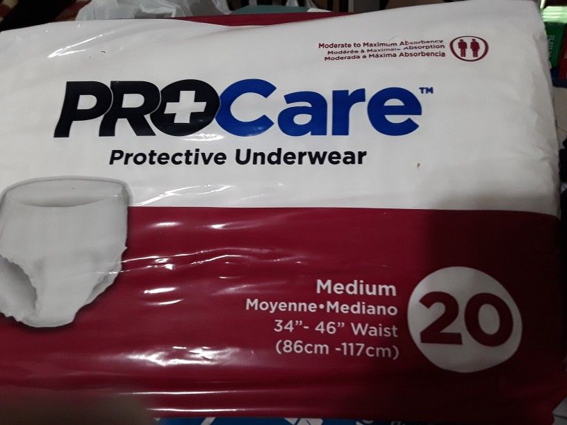 Moving Sales!! ProCare Protective ☔️💨🌫️Pull-Up Adult 🧑 Underwear Packages(3).