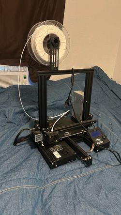 Creality Ender 3D Printer with Filament and hard drive