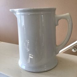 Vintage McNicol China USA White Milk Pitcher