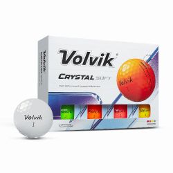 Volvik Crystal Soft Dozen Multi-Color Golf Balls