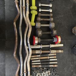 Standard Bars, Dumbbells, Collars