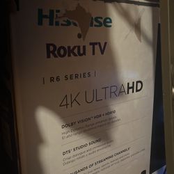 Hisense 58 “ Tv With Box 