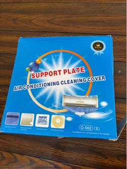 Air conditioning cleaning cover