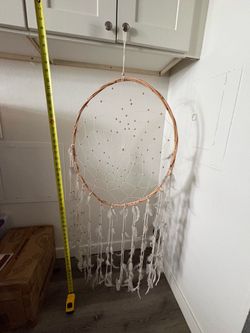 Large 60” White Dream Catcher