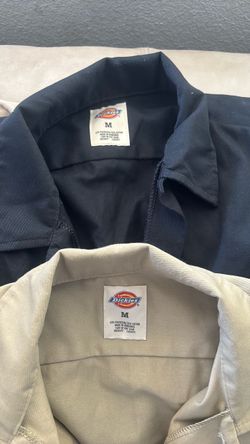 Men dickies button up shirts