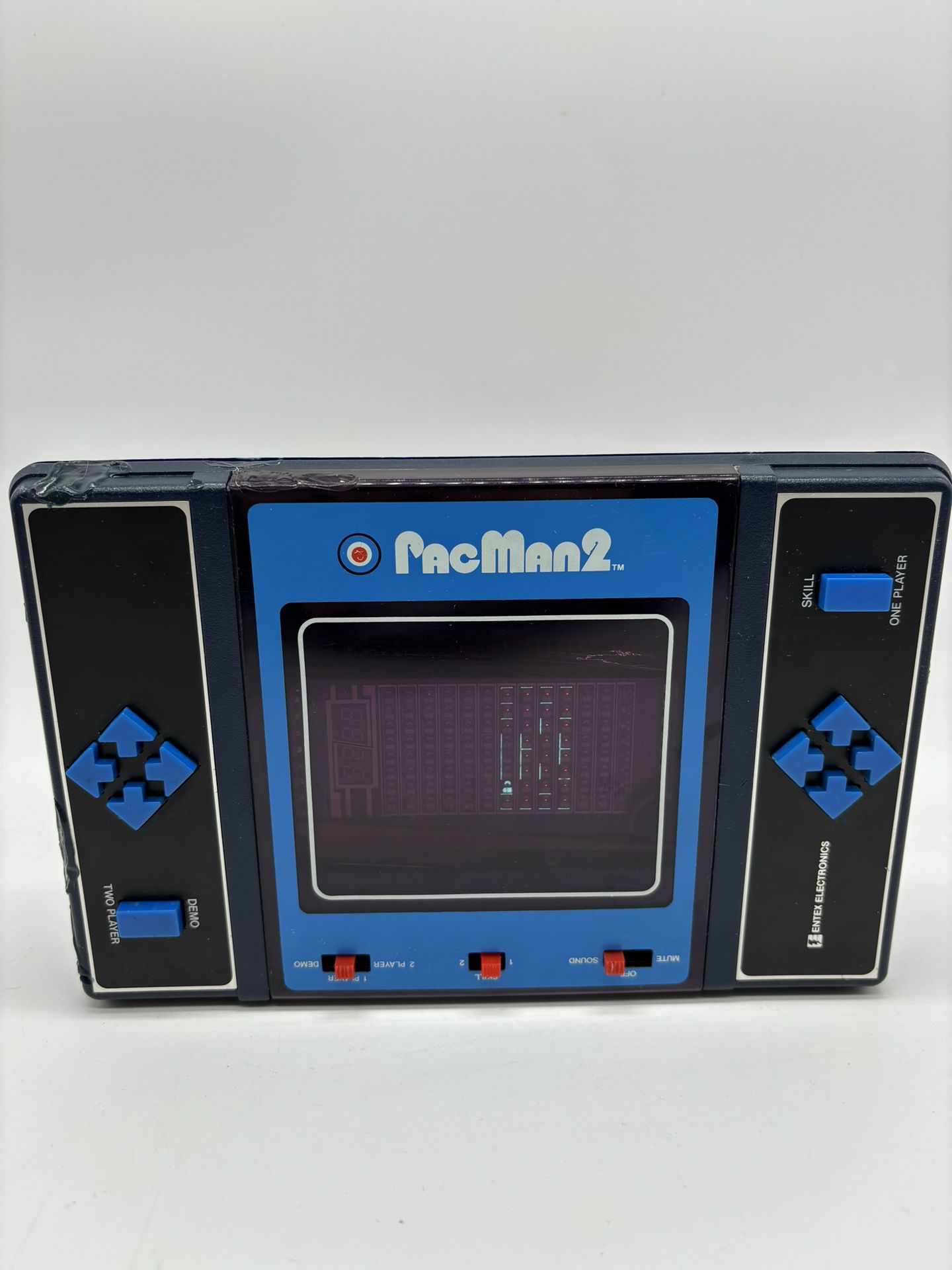 1981 Pacman 2 Handheld 2 Player Arcade Tested (Missing 1 Battery Cover) READ