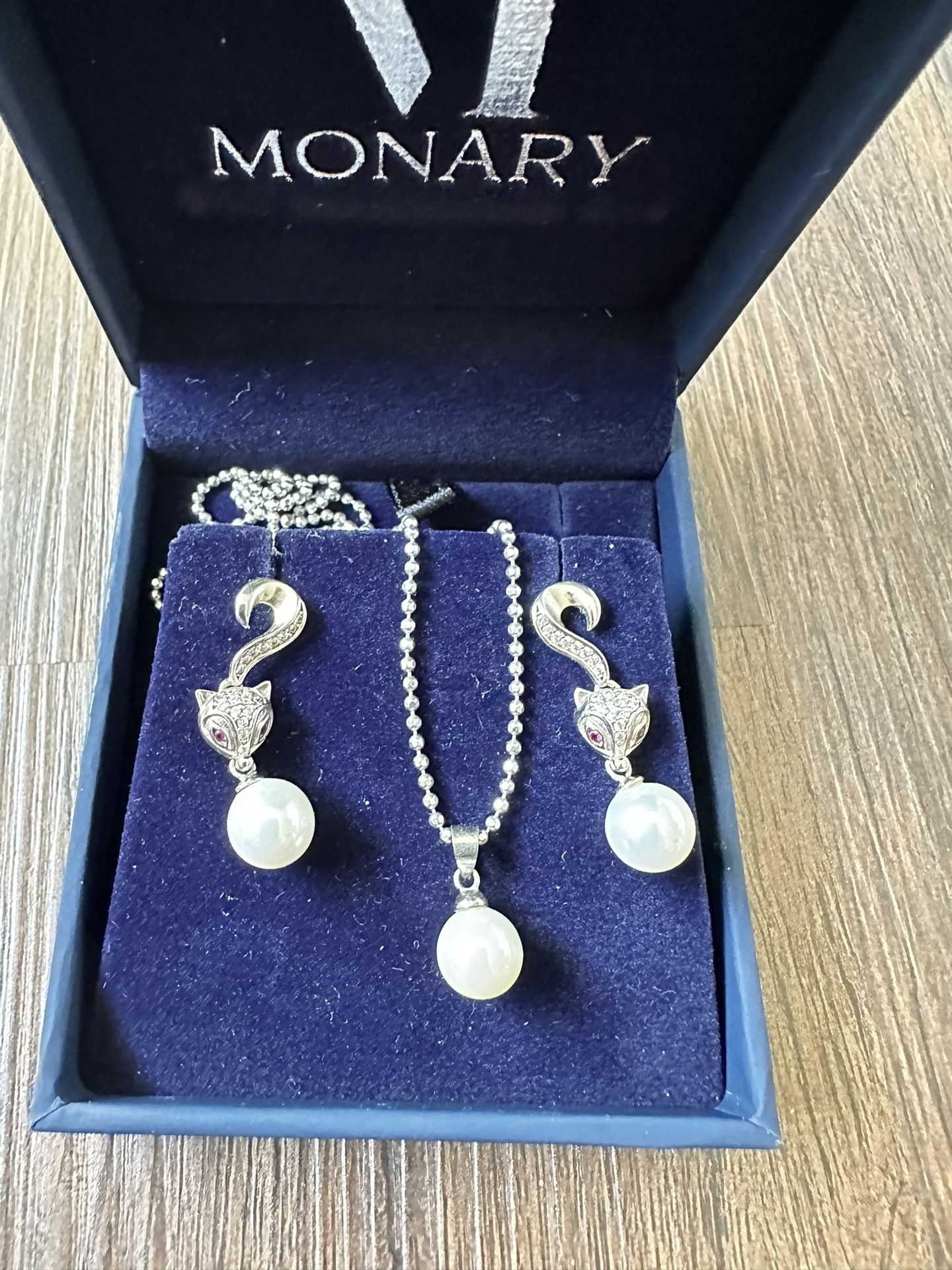 Monary silver Jewelry Set