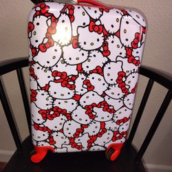Hello Kitty Kids' Hardside Carry On Spinner Suitcase