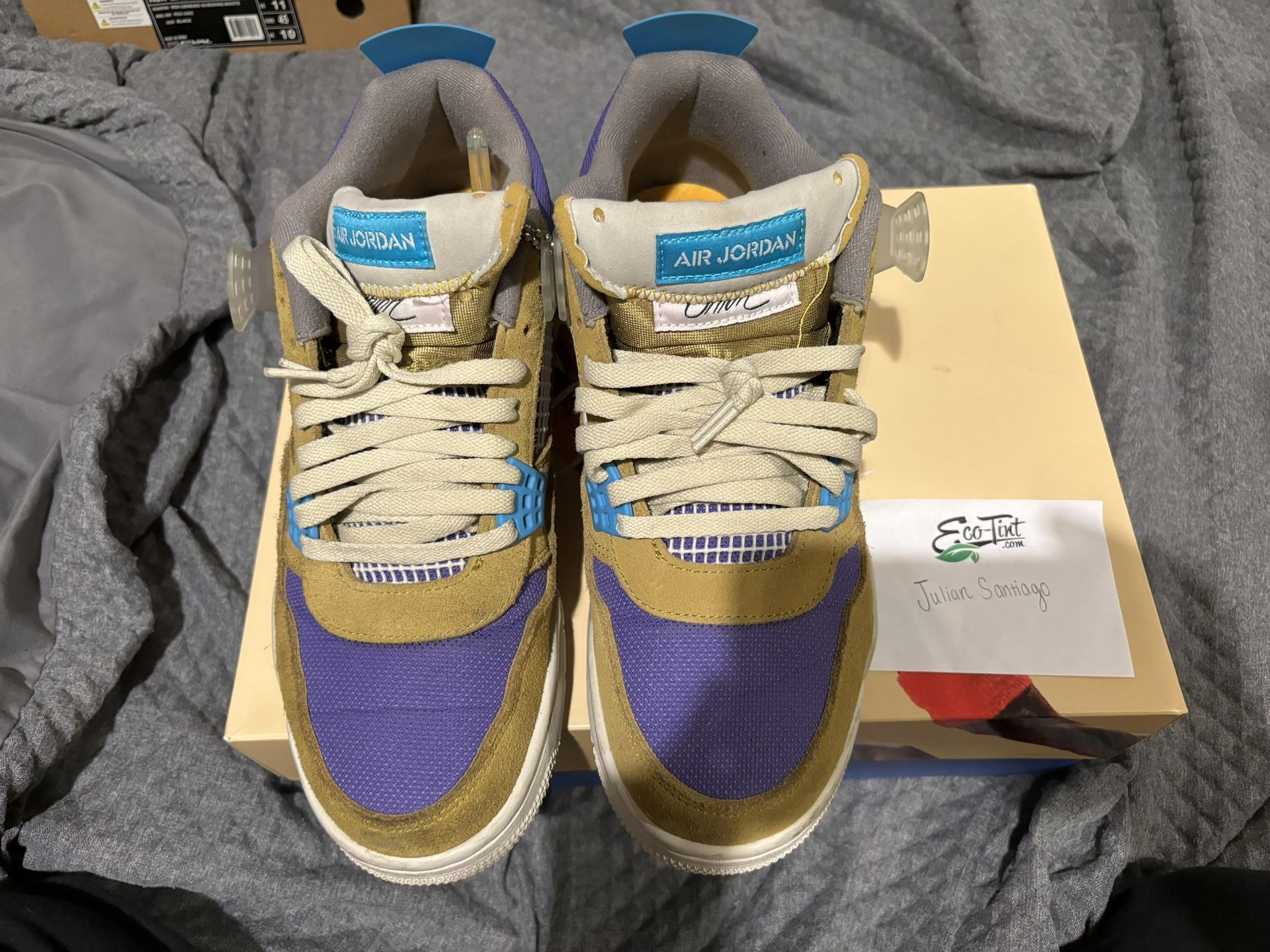 Jordan 4 Union Desert Moss Size 9.5