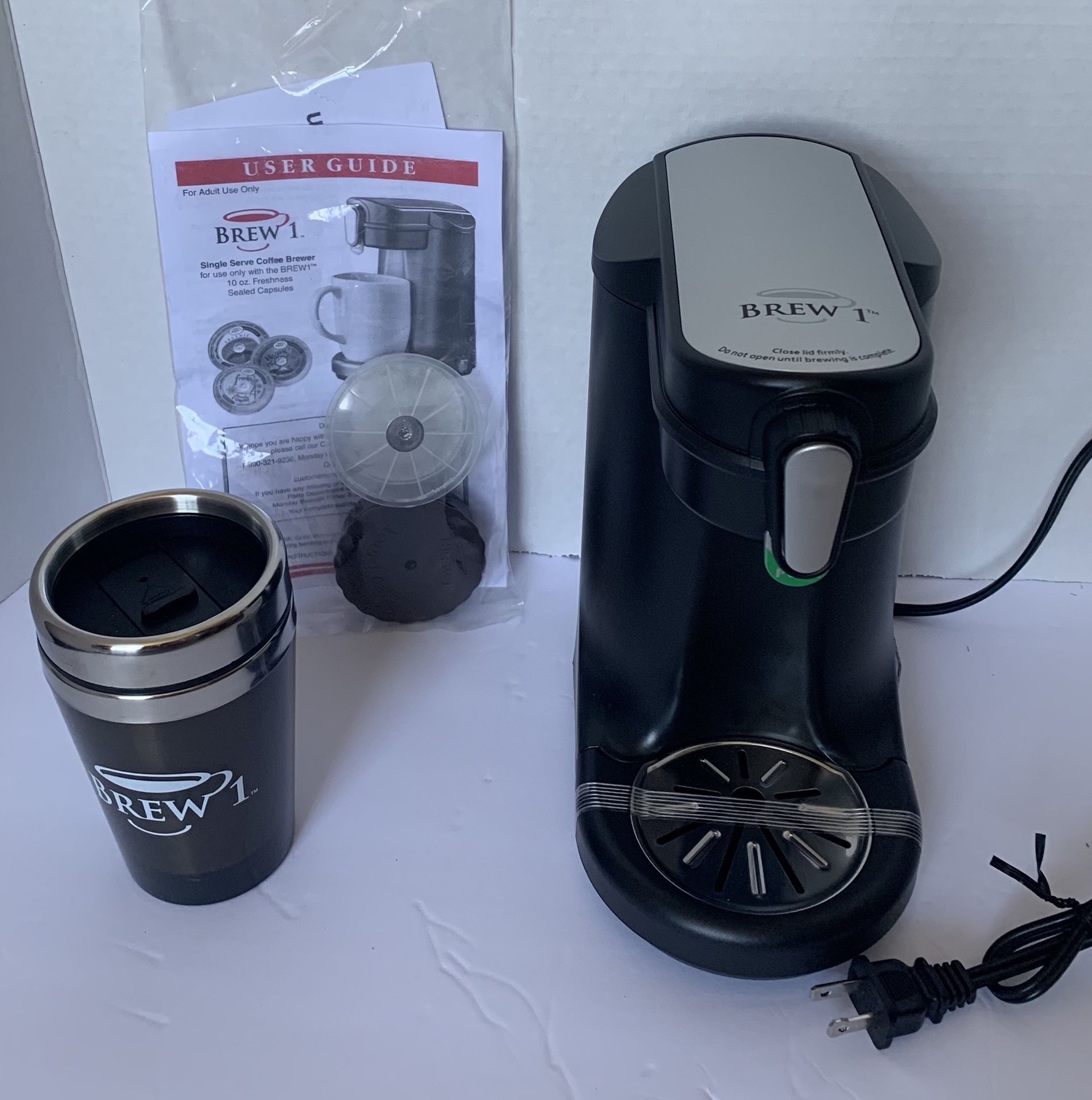10 Oz Brew 1 Single Serve Coffee Brewer With Coffee Cup