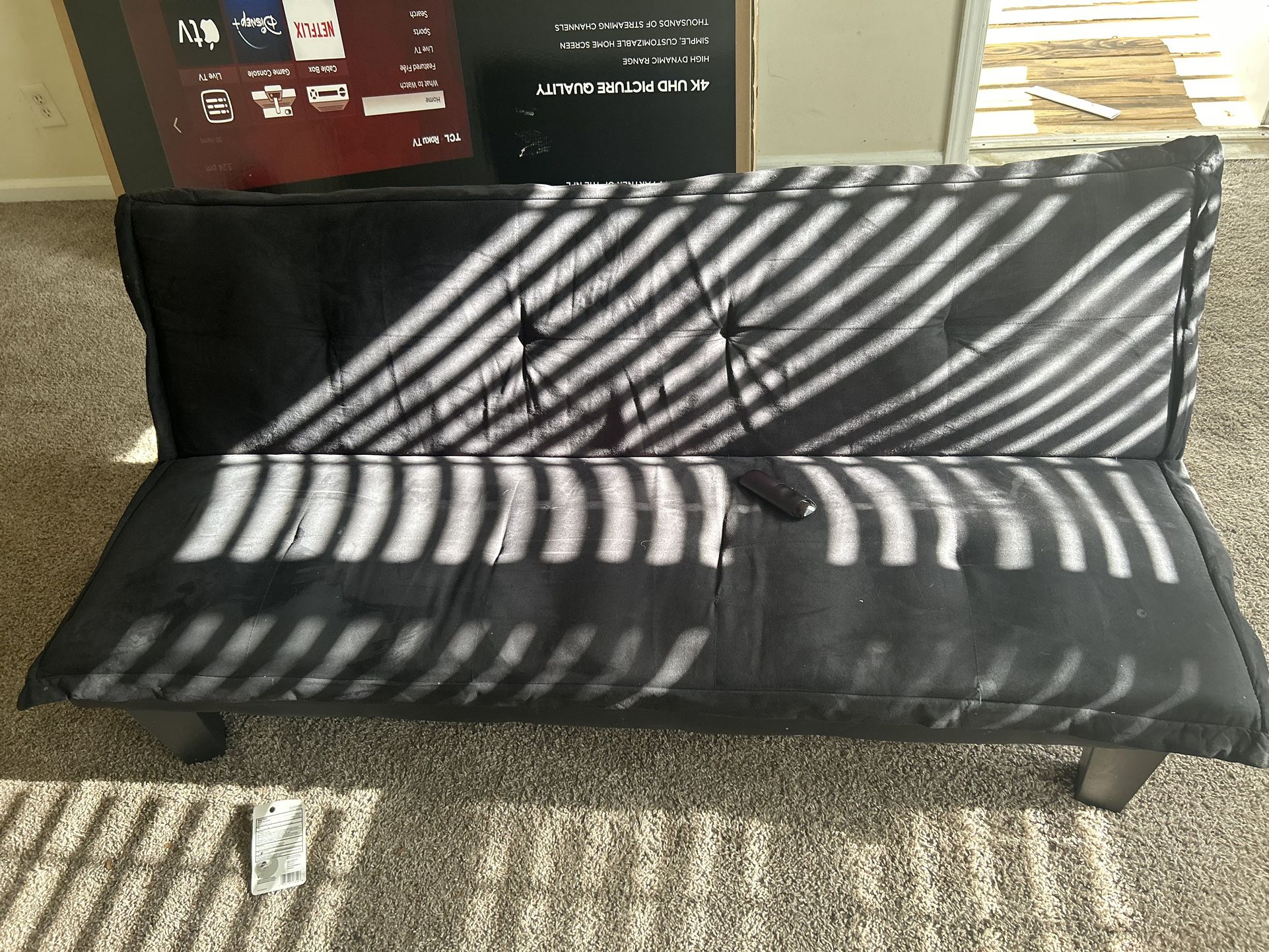 Velvet Sofa Sleeper Futon 