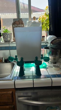 Chicken feeder and water bowls
