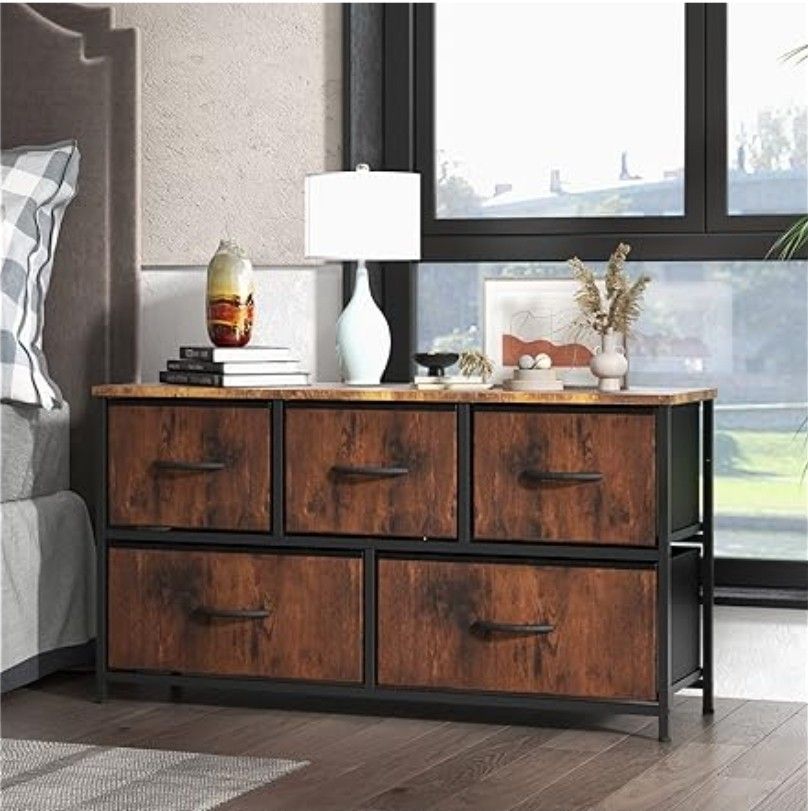 Dresser for Bedroom with 5 Drawers