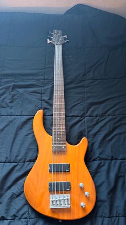 Dean EDGE 5 J Type Bass Guitar Orange 5-String