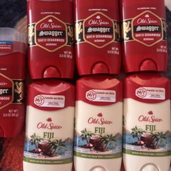 Old spice deodorants 5 EACH$