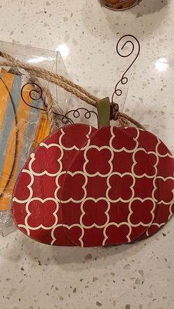 34" x 5" Pumpkin Banner