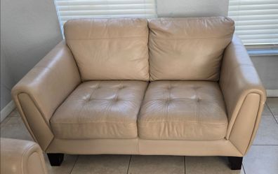 Beige Sofa 2 Seater