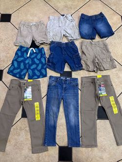 Size 4 kids clothes $4 each or $10 new Levi’s