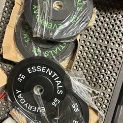 Olympic Bumper Plates - 90lbs Total