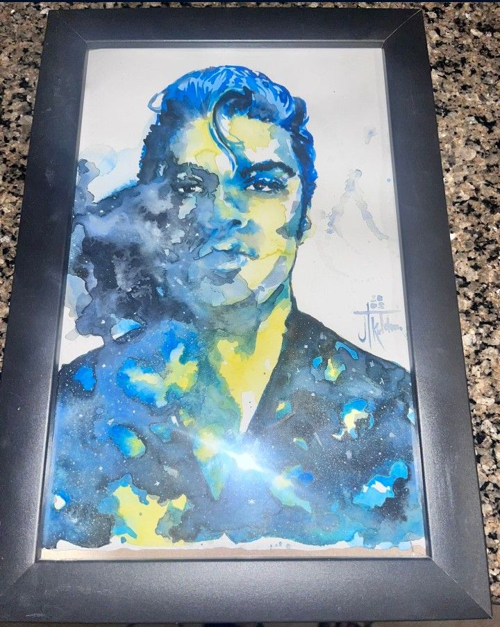Set Of 2 Elvis Paintings