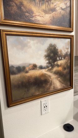 Framed Vintage Wall Art Canvas Print