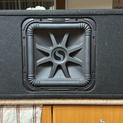 12” Subwoofer/Box/Amp combo