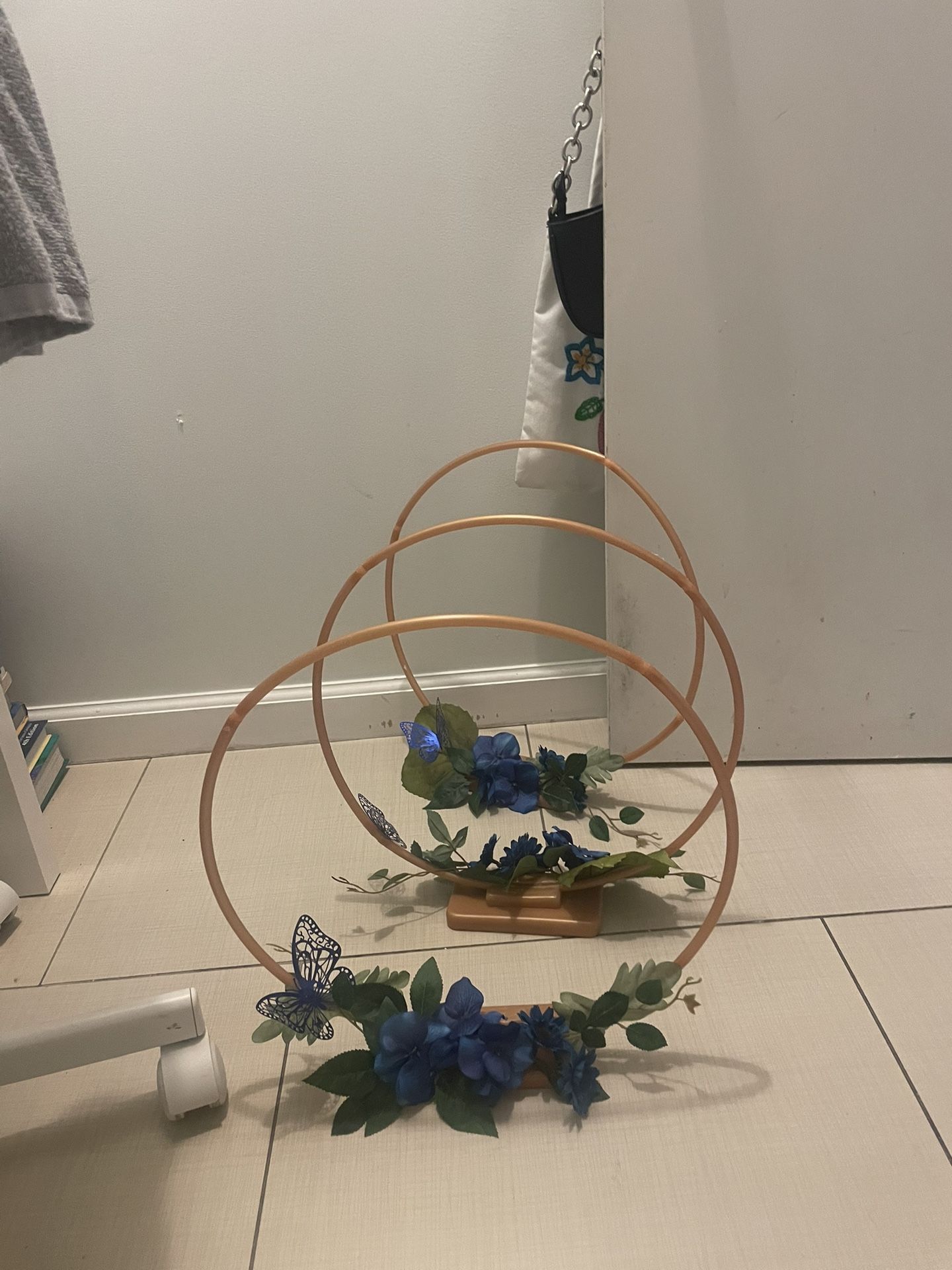 Blue Themed Centerpieces