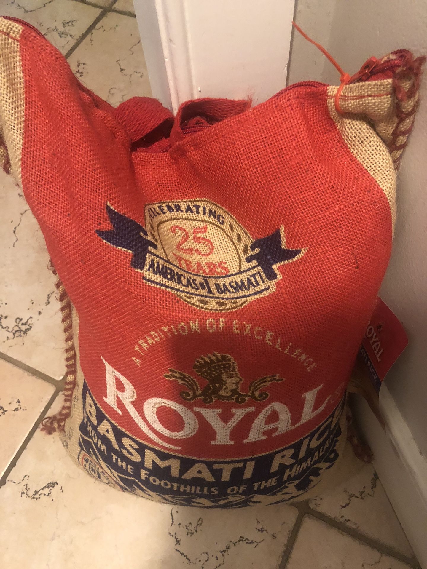 Basmati Rice 20 Lbs Unopened