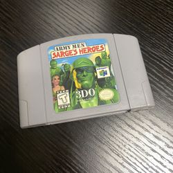 Army Men Sarge’s Heroes (N64)