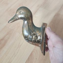 Brass Duck Wall Hook