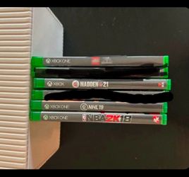 Xbox One Game Bundle – Madden 21, NHL 19, NBA 2K18