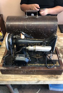 Vintage singer sewing machine