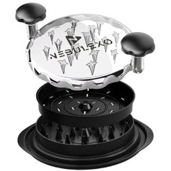 Brand New - Large Chicken Shredder - (3 Layer) Meat Shredder Tool Twist with Plate & Lids, Manual Kitchen Breast Grinder, Handheld Beef Twister Machin