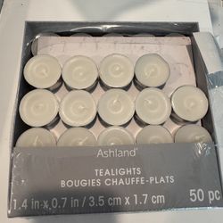 White Tealight Candles - 44 Count