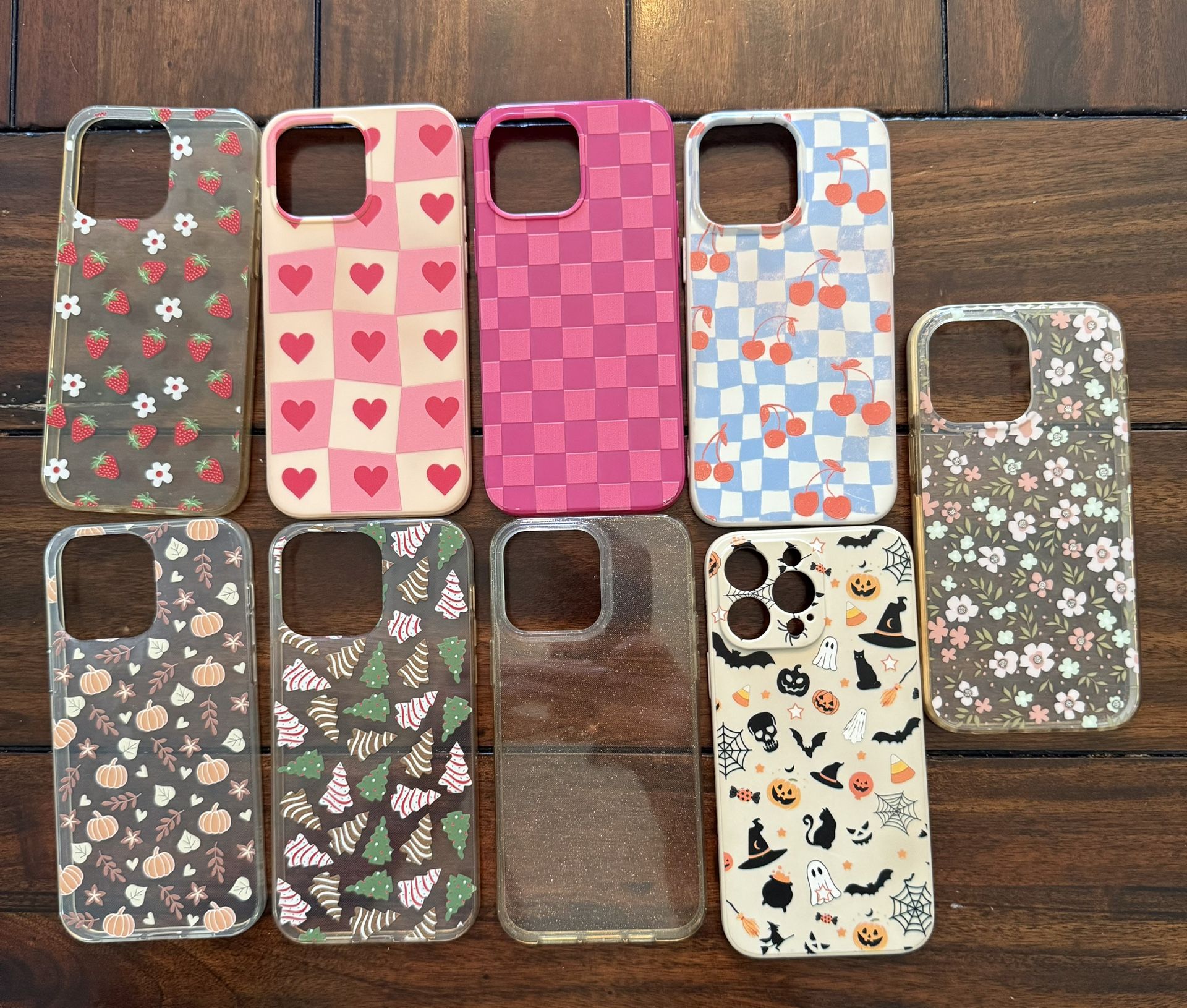 9 IPHONE 14 PRO MAX Phone Cases - Assorted - Gently Used!