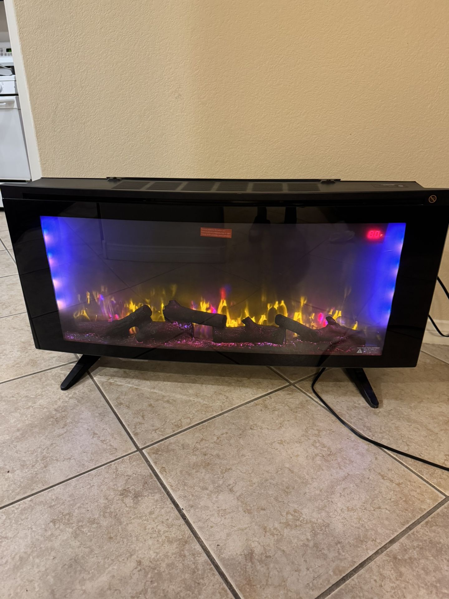 42” LED Electric Fireplace