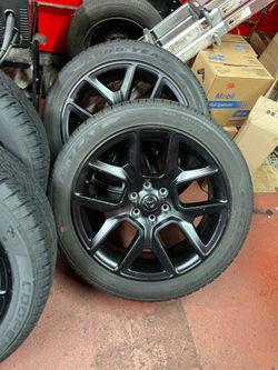 2023 Black Dodge Ram Rims And Wheels 22”