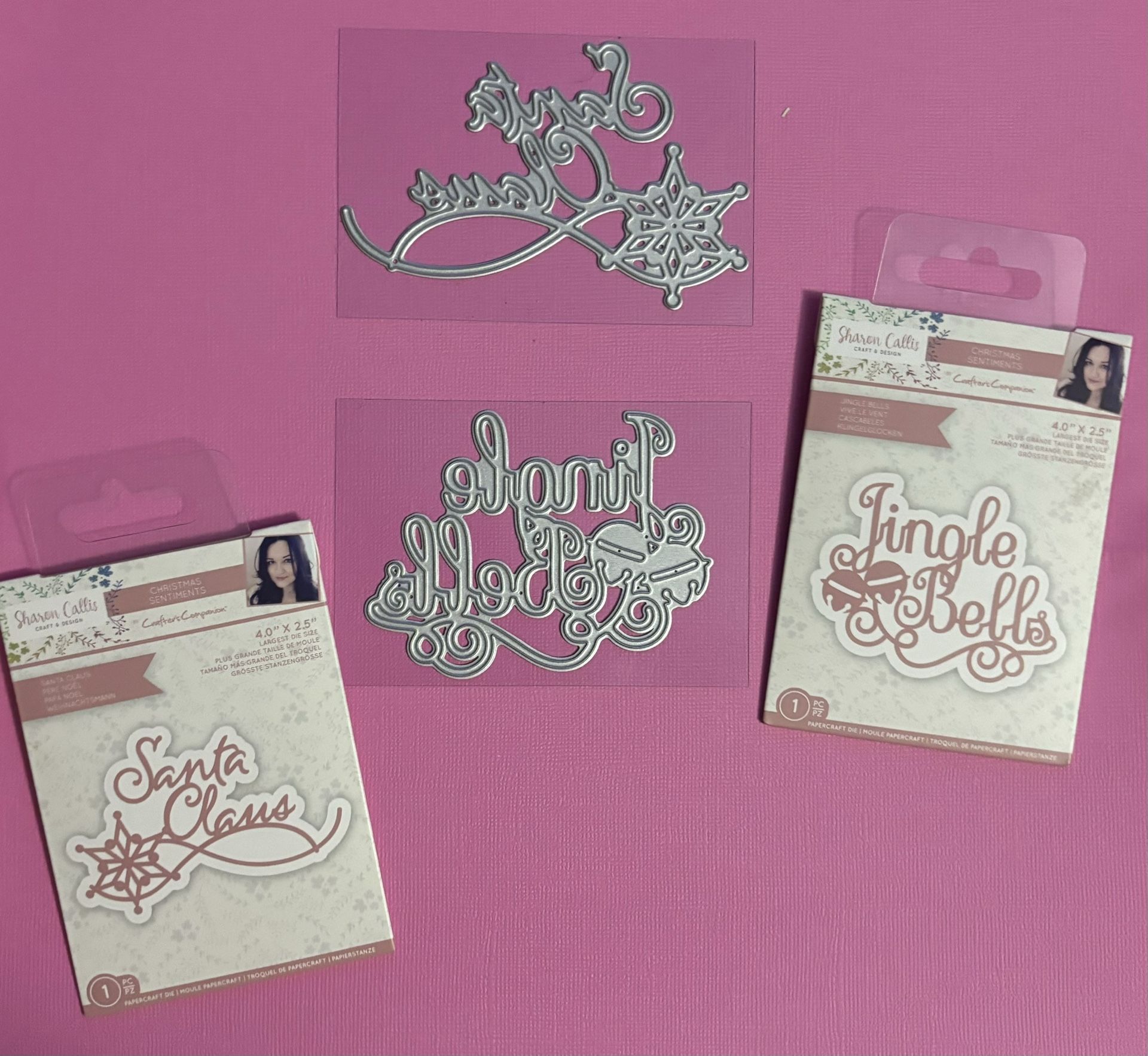 Two (2) New Christmas Holiday Die Cuts