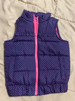 Baby girl winter vest
