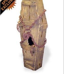 Halloween coffin styrofoam