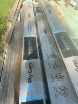 White vinyl siding asking him 1000 obo need gone  6 boxes left no holds