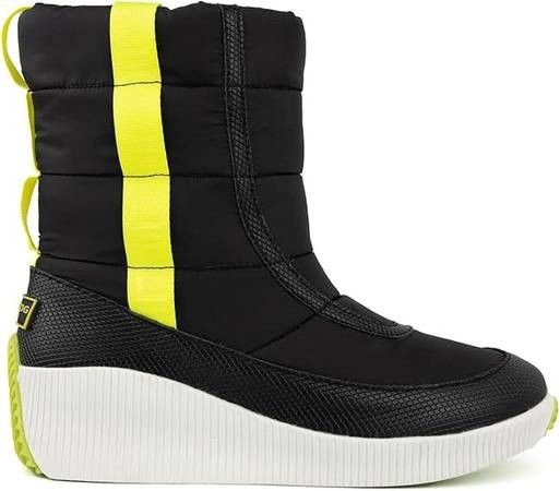 NEW SZ 7 Women Insulated Winter Snow Boots LONDON FOG Chase Nylon Cold Weather Warm Lined Boot