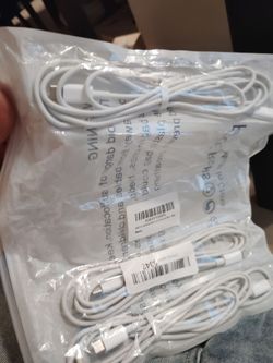 Type c to apple chargers 50 for three brand new