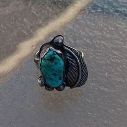 Stunning Ring, Vintage Turquoise Size5.5. Asking $30. Please Message Me If You're Interested 