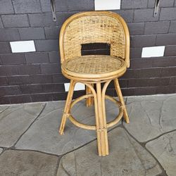 Bamboo Swival Stool 