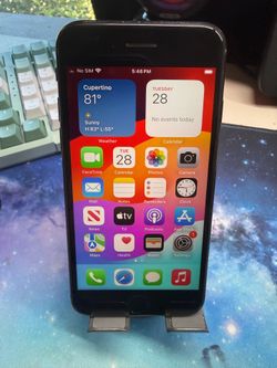 Apple iphone Se 2nd generation 128gb Black ( Spectrum) 5561