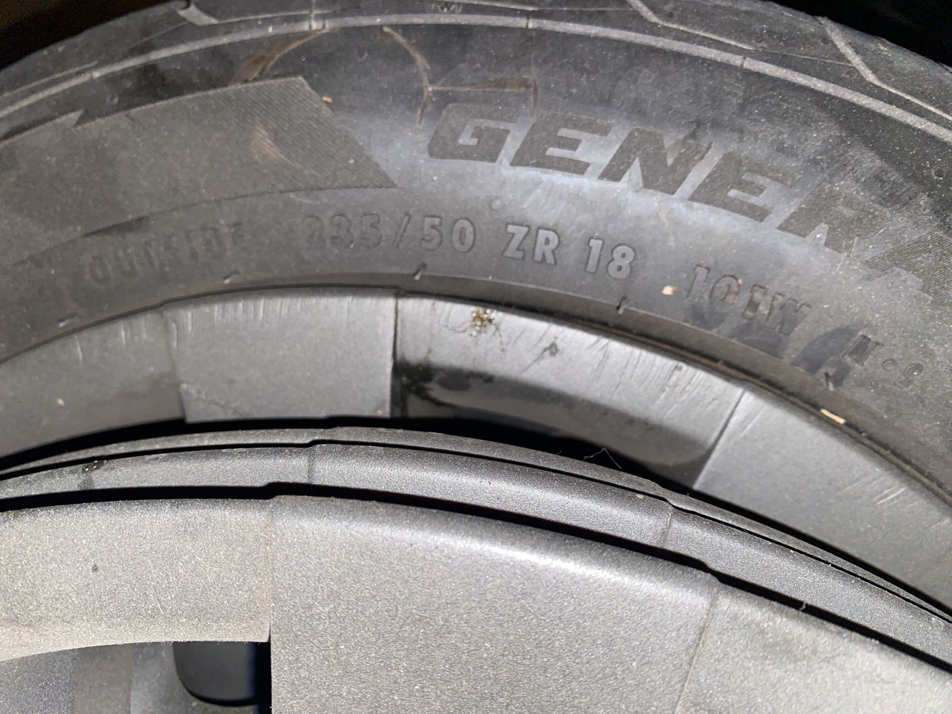 235/50 ZR 18 Like New Tires