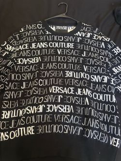 Versace Jeans Couture All-Over Logo Knit Sweater
