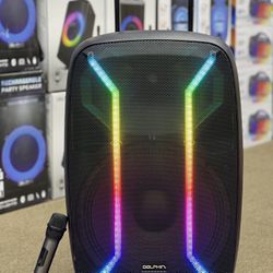 Rechargeable 15" Speaker w/  Wireless Mic