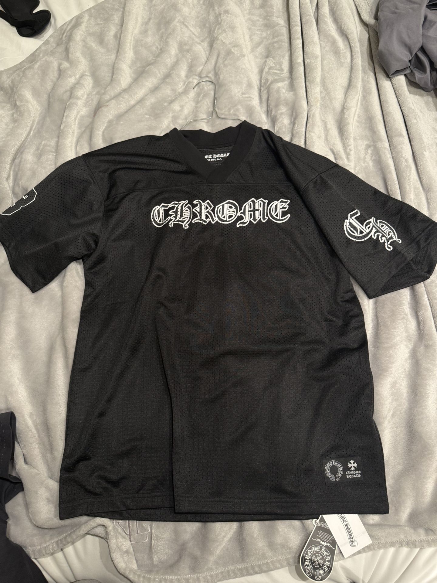 Chrome Hearts Black Jersey Size large CH NEW